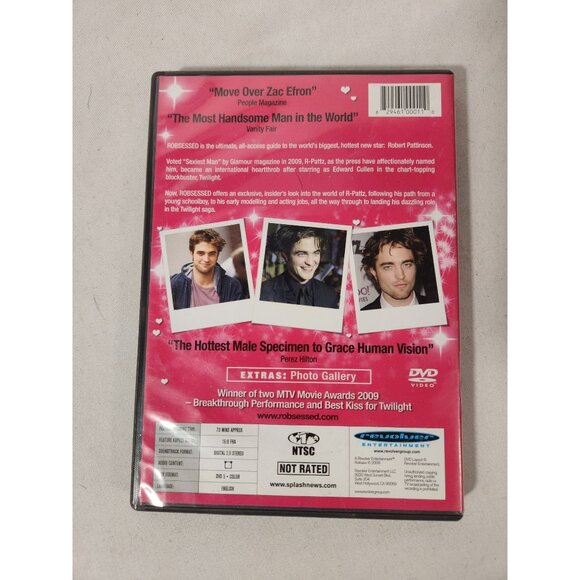 Robsessed Inside the Life of Robert Pattinson DVD - Picture 2 of 2